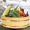 FRCOLOR Japanese Sushi Serving Bucket Capacity Food Storage Container for Rice and Sushi Smooth Polished Design for Easy Mixing Versatile Kitchen Tool for Home and Restaurant Use view 3