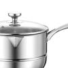 IEUDNS Deep Fryer Pot Set Oil Strainer Basket French Fries Pot Frying Basket for Home Restaurant, A view 2