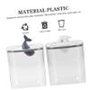 Ciieeo 2pcs Portable Cotton Swab Holder Creative Animal Design Makeup Organizer for Cotton Pads and Swabs for Keeping Your Desktop Tidy and Organized view 2