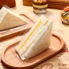 Mikinona Sandwich The Go Container Portable Disposable Plastic Triangle Cake Container Lunch Box Triangle Food view 3