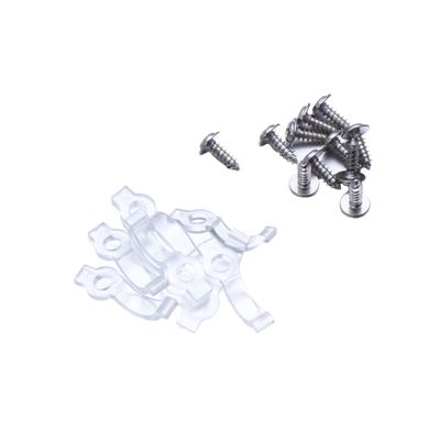 100 Pcs Bar Light Mounting Brackets with Screws