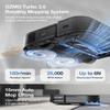 ECOVACS DEEBOT X2 Combo Robot Vacuum and Mop, 8700Pa Suction, 15mm Lift, Omni Station with Hot Water Mop Washing, Self-Emptying, Hot Air Drying, Auto-Refill, Obstacle Avoidance,Black view 3