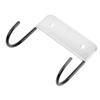 NPQPNAFC Heavy Duty Wall Hangers Wall Mount Ironing Board Hanger Stainless Steel Ironing Board Storage Holder Clothes Towel Hook for Laundry Room Bathroom Wall Mount Clothes Rack Hooks (Color : Black view 2
