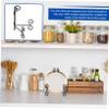 NPQPNAFC 1pc Ceramic Dish Display Stand Artwork Picture Frame Picture Display Easel Home Plate Organizer Stand Desktop Easel Iron Picture Easel Display Rack for Home Black Photo Frames Iron Hooks (Co view 2
