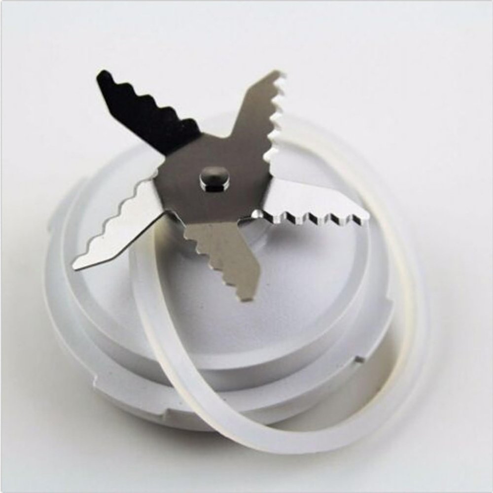 CYYMMX Stainless Steel Hardened Five Mixing Cutting Blades Knife for Philips HR7625 HR7620 RI7620 HR2160 Juicer Blender w Sealing Ring