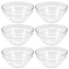 Alipis 6pcs Clear Glass Dessert Bowls, 5 oz Pudding and Ice Cream Cups, Versatile Kitchen Prep Bowls for Parfaits, Snacks, and Desserts view 1