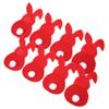Hoement 8pcs Rabbit Cutlery Set Pouch Easter Tableware Holder Silverware for Cutlery Bag view 1