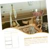 HOOTNEE Gold Jewelry Display Stand Foldable Necklace Organizer Rack Portable Earring Holder for Home Use Stylish Storage for Earrings and Necklaces view 2