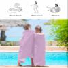 Beach Towel Lavender Bath Pool Towel Solid Purple Color Bath Towels Sand Free Beach Blanket Quick Dry Lightweight Travel Towel for Adults Beach Gifts 23x47 inch view 4