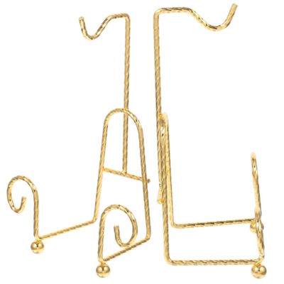 NPQPNAFC 2pcs Saucers Draining Hanger Black Mug Plate Display Stand Coffee Mug Display Rack Cup and Saucer Display Rack Cup Drainer Rack Cup and Saucer Stand Holder Tabletop Cup Holder Set Hooks (Col