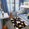 kodhyvj Baseball Rug for Boys Bedroom Black Sport Rugs Baseball Room Decor Kids Room Playroom Rug for Living Room Bedroom Decor,3'x4' view 4