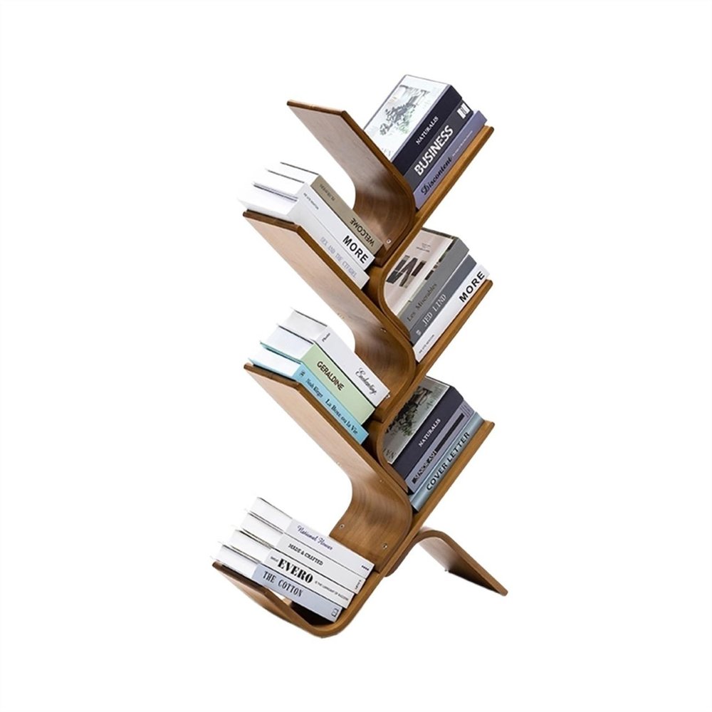 GRFIT Bookcase Bookshelf Living Room Floor-Standing Display Rack Simple Storage Rack Multi-Layer Picture Book Rack Storage Rack Bookshelf (Size : D)