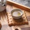 Alipis Wooden Cookie Coaster, 3pcs Biscuit Shaped Coaster Coffee Insulation Pad Cute Drink Coaster Mug Pad for Bar Kitchen Home Office Housewarming Gift, 9.00X9.00X1.20CM view 3