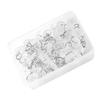 ULDIGI 100pcs Spiral Sofa Skirt Fixation Tacks Stainless Steel Upholstery Pins for Secure Holding Without Damage view 1