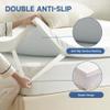 Eiayeebil 3 Inch Memory Foam Mattress Topper Twin XL, Memory Foam Pad with Removable & Washable Cover, Bed Topper for Back Pain, Non-Slip Ventilated Design, Twin XL Size view 4