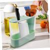 FUNOMOCYA Cutter Storage Rack Multi-functional Cutlery Holder Water Tray Design for Easy Draining for Kitchen Restaurant Organization view 4