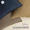 Foindtower Pack of 2, Decorative Linen Soild Throw Pillow Covers Soft Accent Cushion Case Boho Farmhouse Pillowcase for Chair Couch Sofa Bedroom Living Room Home Decor 24 x 24 Inch Honey Mustard view 4