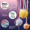 SUPERDANT Medal Hanger Cheer Leader Hanging Medal Hooks Sports Award Holder Iron Wall Mounted Bars Home Decor Awards Display for Bedroom Living Room Gift for Athletes 40x15cm view 4