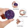 Flowers Floral Pattern Magnetic Refrigerator Sticker Round Fridge Magnets Powerful Magnet Sticker for Whiteboard Office Classroom Home Kitchen view 3