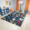 kodhyvj Sport Rug for Kids, Basketball Football Soccer Rug 4.5x6 ft, Sports Rugs for Boys Bedroom, Soft Play Floor Carpet view 4