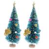 Ciieeo 2pcs Mini Christmas Tree Decoration Tabletop Decor for Holiday Home Adorable - for Family Gatherings and Festive Atmosphere view 1