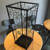 CMYCYDDPLY Metal Umbrella Stand with Drip Tray, Square Quick-Dry Umbrella Holder, Home, Office Decoration Rack Holds Umbrellas Canes Walking Sticks (Color : A) view 3