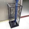 CMYCYDDPLY Metal Umbrella Stand with Drip Tray, Square Quick-Dry Umbrella Holder, Home, Office Decoration Rack Holds Umbrellas Canes Walking Sticks (Color : A) view 4