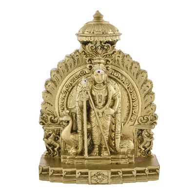 Generic Boomers Lord MURUGA/Kumaraswamy/Murugan Karthikeya Subrahmanya Swamy Idol 12 cm Height