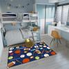 kodhyvj Navy Blue Sport Rugs Boys Rugs for Bedroom Kids Rug Balls with Soccer Ball, Basketball, Football, Tennis Ball Playroom Rug for Home Decor, 5'x7' view 4