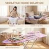 Foldable Ironing Board 36" x 12", Height Adjustable Iron Board with Heat Resistant Cover & Iron Rest, 36" Long Ironing Board with Sleeve Board, for Laundry Room view 3