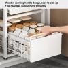 Under Sink Organizers,Kitchen Cabinet Organization,Under Sink Slide Out Storage Shelf Pull Out Home Organizers Under Cabinet Storage Heavy Duty Metal Slide (Gray) view 2