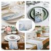 AMZRicher Blue Sea Turtle Ocean Dinner Napkins Cloth Set of 8 Polyester Napkins 20 x 20 Inch, Tropical Fish Ocean Animal Octopus Washable and Reusable Table Napkins for Wedding Cocktail Hotel view 4