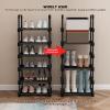 Gavigain Shoe Rack, Multifunctional Multilayer Large Capacity Shoe Shelf for Closet Hallway Bedroom Entryway (4 Layers) view 3