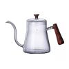 Coffee Kettle Thickened Glass Hand Brewing Pot with Lid Hanging Ear Slender Spout Coffee Pot Heated Sharing Kettle Coffee Maker view 1