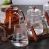Coffee Kettle Thickened Glass Hand Brewing Pot with Lid Hanging Ear Slender Spout Coffee Pot Heated Sharing Kettle Coffee Maker view 4
