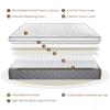 CHEVNI Full Mattress, 12 inch Hybrid Mattress with Gel Memory Foam,Motion Isolation Individually Wrapped Pocket Coils, Euro Top Design Full Size Mattresses view 4