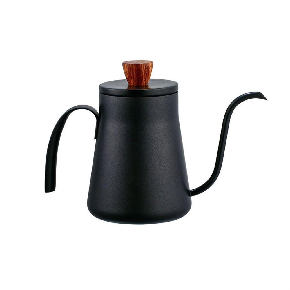 Coffee Kettle Hand Brewing Coffee Pot Hanging Ear 304 Stainless Steel Household Long Spout Pot 400ml Anti-scald Handle Fine Mouth Pot Coffee Maker