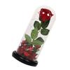 Cabilock Simulated Immortal Rose Led Light Desktop Decor Valentine Present Home Decor for Ladies view 1