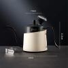 Coffee Kettle 350ML Hand Brewing Pot Mini Portable Coffee Pot Home Use Long Spout Pot Fine Mouth Pot Stainless Steel Hanging Ear Coffee Injection Kettle Coffee Maker ( Color : Purple , Size : With the view 2