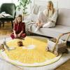 Bnuitland Lemon Funny Throw Blanket, 300 GSM Giant Realistic Novelty Fruit Print Blanket, Gift for Kids/Pets and Adults, Super Soft Flannel Throw for Sofa,Bed,Yellow view 4