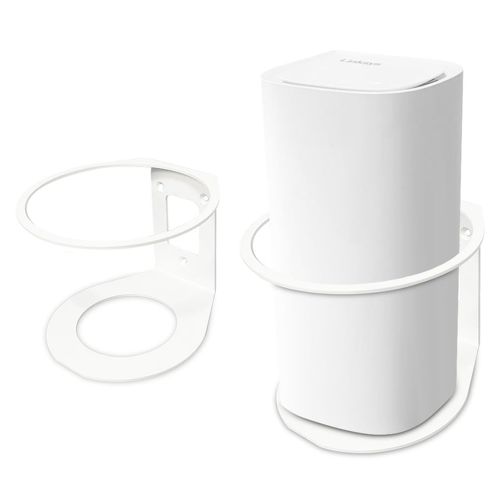 Velop Pro 6E/Pro 7 WiFi Mesh System Wall Mount, Wall Mount Holder for 6E / Pro7 Sturdy Metal Made Mount Stand Holder, Velop 6E/Pro 7 WiFi Wall Metal Mount Bracket Compatible with WiFi 7(2 Pack)