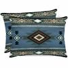 Western Southwest 2 Packs Bed Pillow Covers Standard Decorative,Throw Pillow Cases Bedding Pillowcase,Super Soft Stain Pillow Sham Envelope Closure Native American Indian Tribal Ethnic 20"x26" view 1