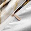 KQZVCU Marble Blue Gold Texture Duvet Cover Set King Queen Double Full Twin Single Size Bedding Set for Bedroom Decor 135x200cm /48x75cmx2 view 3