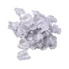 Cabilock Rtificial Rose Petals for Wedding 100pcs Silver Fabric Petals Centerpiece Decorations view 1