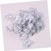 Cabilock Rtificial Rose Petals for Wedding 100pcs Silver Fabric Petals Centerpiece Decorations view 3