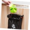 Ciieeo Portable Trash Bag Holder Rack over The Door Trash Bag Dispenser Stainless Steel Kitchen Cabinet Door Hanger Garbage Storage Organizer for Pantry view 4