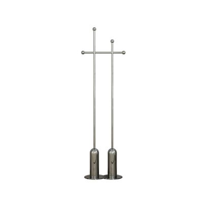 HEAIQI Coat Rack Freestanding Coat Rack, Household Floor-standing Bag Rack, Nordic Metal Bedroom Storage Clothes Rack Light Luxury Clothing Rack Coat Hanger Standing, 48*25*175cm