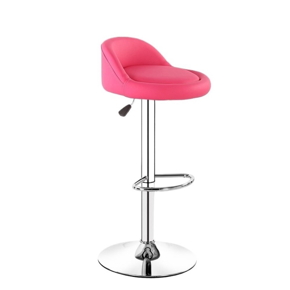 ALLC Bar Stools Barstools Adjustable Modern Swivel Bar Stools with Backs Counter Height Bar Chairs Leather Bar Stools for Bar Kitchen Dining Room (Color : E)