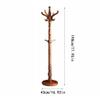 HEAIQI Coat Rack Freestanding Coat Rack Creative Retro Coat Rack Home Floor-to-ceiling Bedroom Hanger Living Room Clothes Storage Rack Coat Hanger Standing, 43*198cm view 2