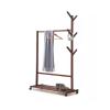 HEAIQI Coat Rack Freestanding Floor-standing Wooden Clothes Rack Simple Household Bedroom Clothes Hanger Floor-standing Bedroom Coat Rack Coat Hanger Standing view 1
